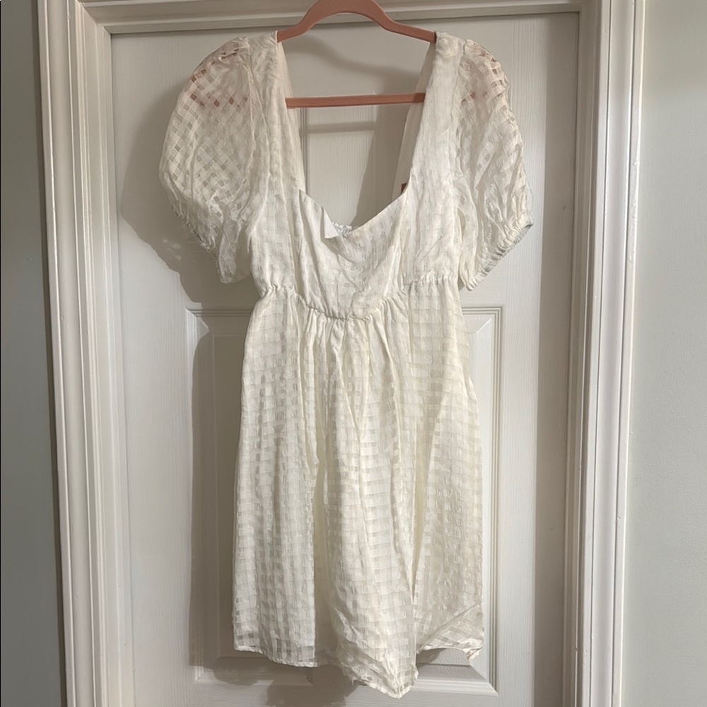 Show Me Your MuMu White Mini Dress